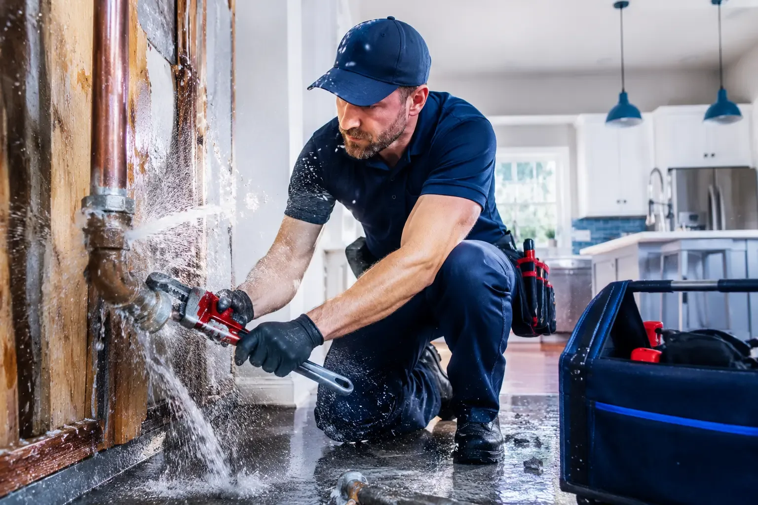 Emergency pipe repair in Virginia